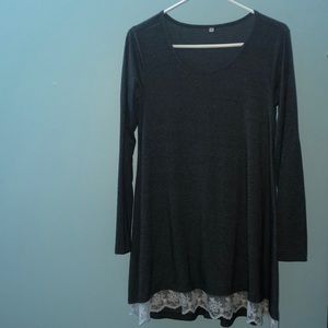Long sleeve casual dress